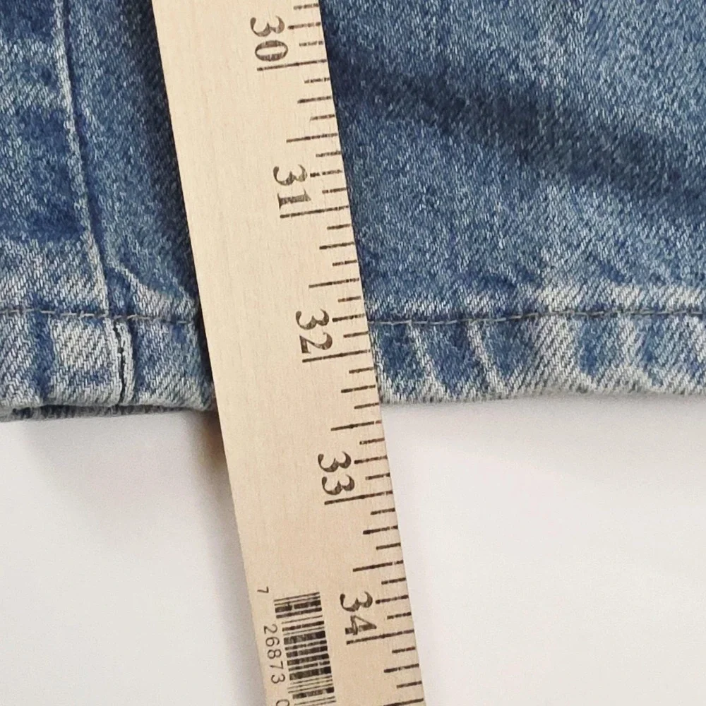 Dickies Jeans Mens 34x32 Blue Denim Straight Fit Work Wear Rugged Casual Outdoor